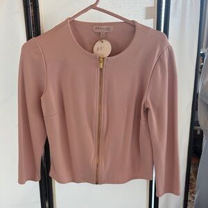 Philosophy Blush Pink Zip-Up Jacket